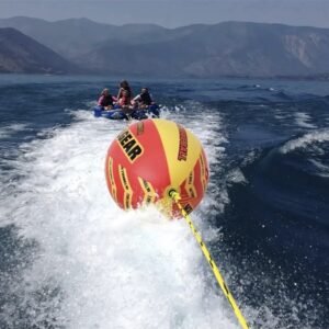 Water Towable Tube Ball For Boating Water Skiing With 62.34ft Ski Rope Free Ship
