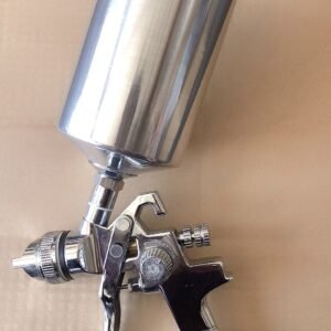 Gravity Feed HVLP Spray Gun -1000cc Capacity 1.7mm Nozzles Furniture Paint