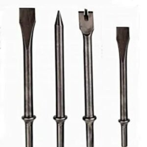 Heavy-Duty Air Impact Hammer Chisel Set(Cutter and Punch Set)