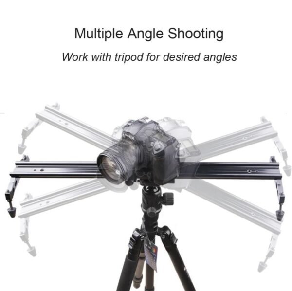 Aluminum Alloy Camera Slider 60cm Dolly Track