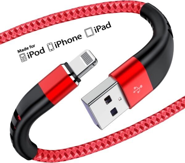 3 Pack 6ft Fast Charger Cable Heavy Duty For iPhone ipad ipodXR 8 7Charging Cord
