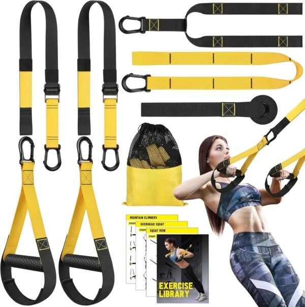 Home Resistance Training Kit with Handles, Door Anchor Heavy Duty Exercise Bands