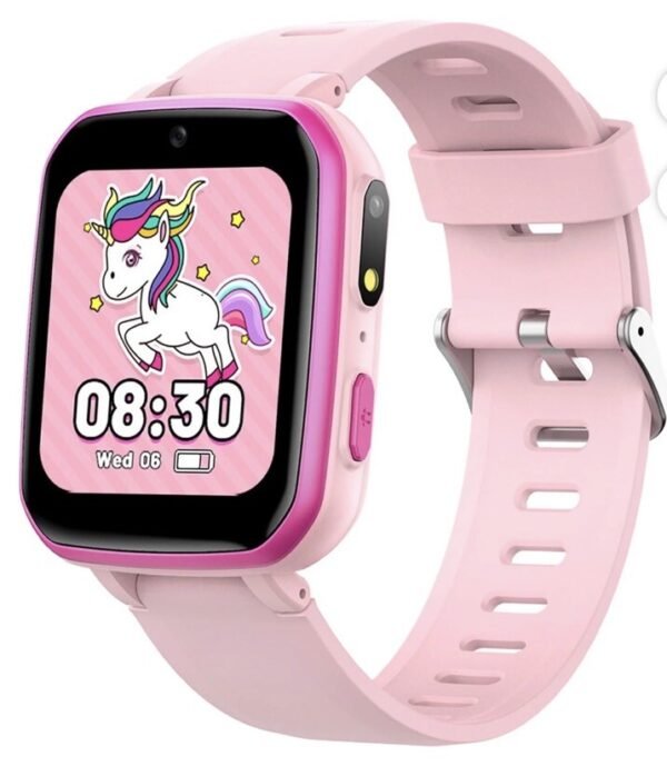 Kids Smart Watch,Multifunction Rechargeable Touch Screen Toddler Watch Gift Pink