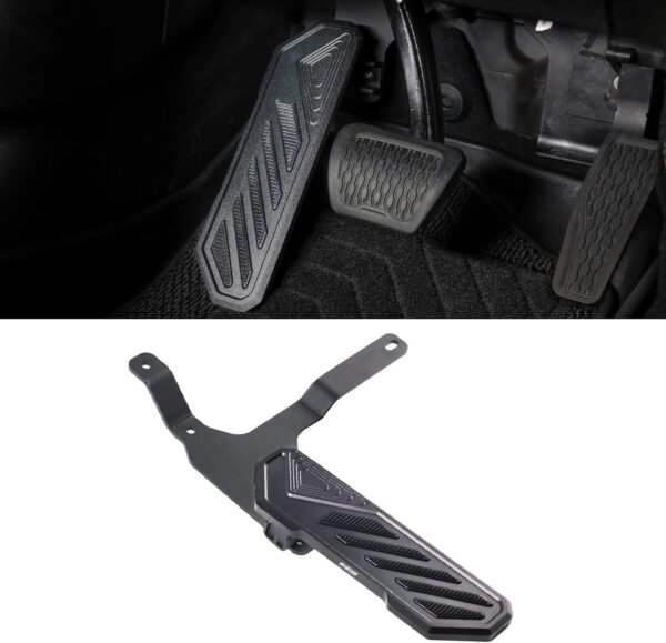 Dead Pedal Foot Rest Pad - Left Side Kick Panel Anti-Slip Thickened For Jeep ……