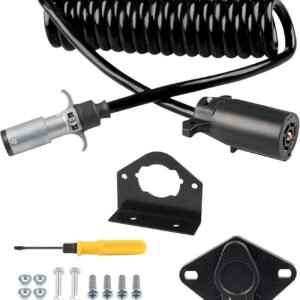 7 To 6 Trailer Wire Kit With Female Receptor 7 to 6 Pin Trailer Adapter Cable8ft