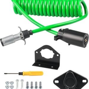 7 To 6 Trailer Wire Kit With Female Receptor 7 to 6 Pin Trailer Adapter Cable8ft
