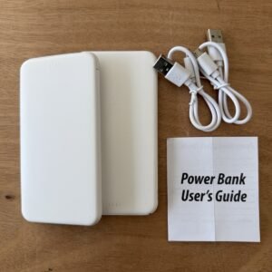 2 pack Power Bank Mini Small 4000 mAh For Phone And USB  White