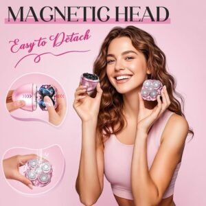 Electric Shaver for Women 5D Floating Rotary Razor Wet/Dry Gift for Her Pink