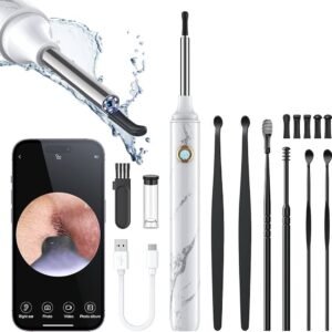 Wireless Otoscope Earwax Cleaning Soft Kit 1080P Light for iPhone & Android