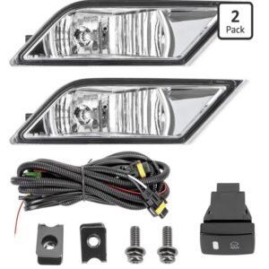 Fog Lights fit for 2011-2013 Honda Odyssey Replacement Assembly Halogen Bulbs ……
